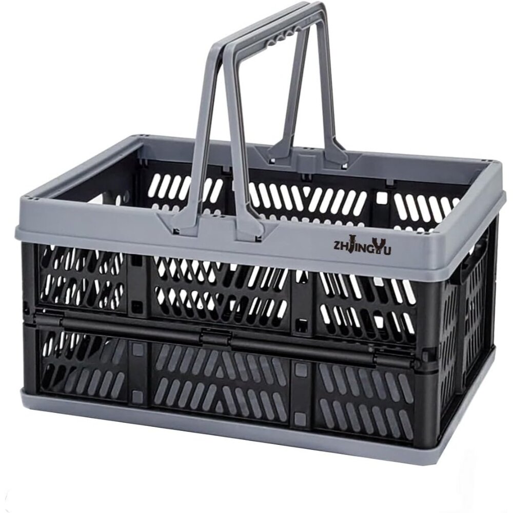 crates for storage,plastic baskets for organizing,collapsible shopping basket,fo